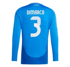 Maglia Italia Dimarco 3 Divisa Prima Euro 2024 Manica Lunga