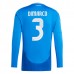Maglia Italia Dimarco 3 Divisa Prima Euro 2024 Manica Lunga