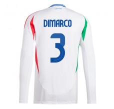 Maglia Italia Dimarco 3 Divisa Trasferta Euro 2024 Manica Lunga
