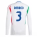 Maglia Italia Dimarco 3 Divisa Trasferta Euro 2024 Manica Lunga