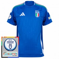 Maglia Italia Divisa Prima Euro 2024 Patch