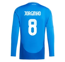 Maglia Italia Jorginho 8 Divisa Prima Euro 2024 Manica Lunga