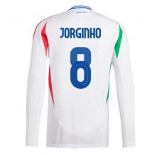 Maglia Italia Jorginho 8 Divisa Trasferta Euro 2024 Manica Lunga