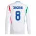 Maglia Italia Jorginho 8 Divisa Trasferta Euro 2024 Manica Lunga