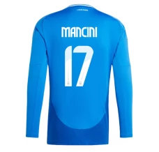 Maglia Italia Mancini 17 Divisa Prima Euro 2024 Manica Lunga
