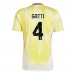 Maglia Juventus FC Gatti 4 Divisa Trasferta 2024/25