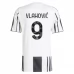 Maglia Juventus FC Vlahović 9 Divisa Prima 2025/26 Maglia Juventus FC Vlahović 9 Divisa Prima 2025/26