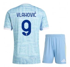 Maglia Juventus FC Vlahović 9 Kit Gara Away Bambino 2025/26