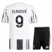 Maglia Juventus FC Vlahović 9 Kit Gara Home Bambino 2025/26