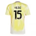 Maglia Juventus FC Yildiz 15 Divisa Trasferta 2024/25