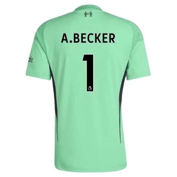 Maglia Liverpool FC A.Becker 1 Kit Gara Home Portiere 2025/26 Maglia Liverpool FC A.Becker 1 Kit Gara Home Portiere 2025/26