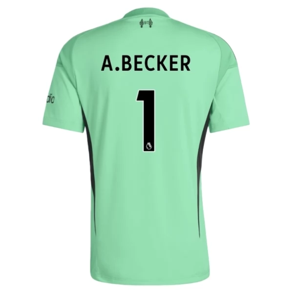 Maglia Liverpool FC A.Becker 1 Kit Gara Home Portiere 2025/26 Maglia Liverpool FC A.Becker 1 Kit Gara Home Portiere 2025/26