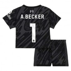 Maglia Liverpool FC A.Becker 1 Portiere Bambino Divisa Prima 2024/25