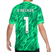 Maglia Liverpool FC A.Becker 1 Portiere Divisa Trasferta 2024/25