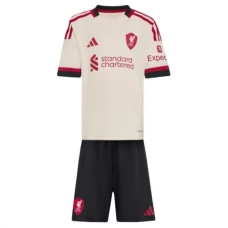 Maglia Liverpool FC Bambino Divisa Trasferta 2025/26 Maglia Liverpool FC Bambino Divisa Trasferta 2025/26