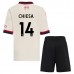 Maglia Liverpool FC Chiesa 14 Bambino Divisa Trasferta 2025/26