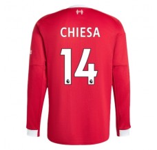 Maglia Liverpool FC Chiesa 14 Divisa Prima 2025/26 Manica Lunga