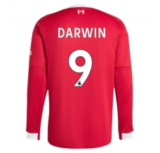 Maglia Liverpool FC Darwin 9 Divisa Prima 2025/26 Manica Lunga