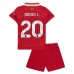 Maglia Liverpool FC Diogo J. 20 Bambino Divisa Prima 2024/25