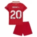 Maglia Liverpool FC Diogo J. 20 Bambino Divisa Prima 2024/25