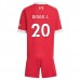 Maglia Liverpool FC Diogo J. 20 Bambino Divisa Prima 2025/26
