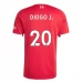 Maglia Liverpool FC Diogo J. 20 Divisa Prima 2025/26
