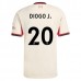 Maglia Liverpool FC Diogo J. 20 Divisa Trasferta 2025/26
