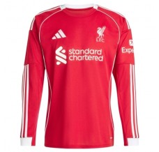 Maglia Liverpool FC Divisa Prima 2025/26 Manica Lunga