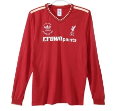 Maglia Liverpool FC Divisa Prima Retro 1986-87 Manica Lunga