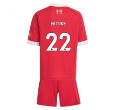 Maglia Liverpool FC Ekitike 22 Bambino Divisa Prima 2025/26