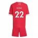 Maglia Liverpool FC Ekitike 22 Bambino Divisa Prima 2025/26