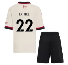 Maglia Liverpool FC Ekitike 22 Bambino Divisa Trasferta 2025/26