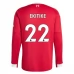 Maglia Liverpool FC Ekitike 22 Divisa Prima 2025/26 Manica Lunga