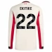 Maglia Liverpool FC Ekitike 22 Divisa Trasferta 2025/26 Manica Lunga