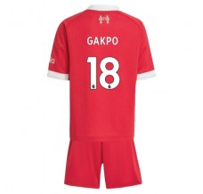 Maglia Liverpool FC Gakpo 18 Bambino Divisa Prima 2025/26