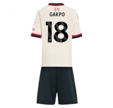 Maglia Liverpool FC Gakpo 18 Bambino Divisa Trasferta 2025/26