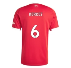 Maglia Liverpool FC Kerkez 6 Divisa Prima 2025/26