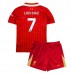 Maglia Liverpool FC Luis Díaz 7 Bambino Divisa Prima 2024/25