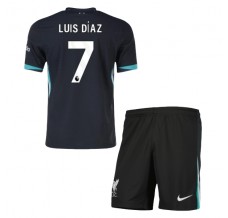 Maglia Liverpool FC Luis Díaz 7 Bambino Divisa Trasferta 2024/25