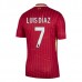 Maglia Liverpool FC Luis Díaz 7 Divisa Prima 2024/25