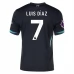 Maglia Liverpool FC Luis Díaz 7 Divisa Trasferta 2024/25