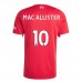 Maglia Liverpool FC Mac Allister 10 Divisa Prima 2025/26