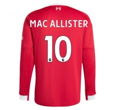 Maglia Liverpool FC Mac Allister 10 Divisa Prima 2025/26 Manica Lunga