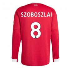 Maglia Liverpool FC Szoboszlai 8 Divisa Prima 2025/26 Manica Lunga