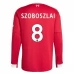 Maglia Liverpool FC Szoboszlai 8 Divisa Prima 2025/26 Manica Lunga