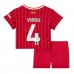 Maglia Liverpool FC Virgil 4 Bambino Divisa Prima 2024/25