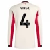 Maglia Liverpool FC Virgil 4 Divisa Trasferta 2025/26 Manica Lunga