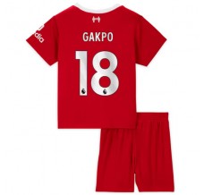 Maglia Liverpool Gakpo 18 Bambino Divisa Prima 2023/24