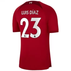 Maglia Liverpool Luis Diaz 23 Divisa Prima 2022/23 Maglia Liverpool Luis Diaz 23 Divisa Prima 2022/23
