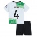 Maglia Liverpool Virgil 4 Bambino Divisa Trasferta 2023/24
